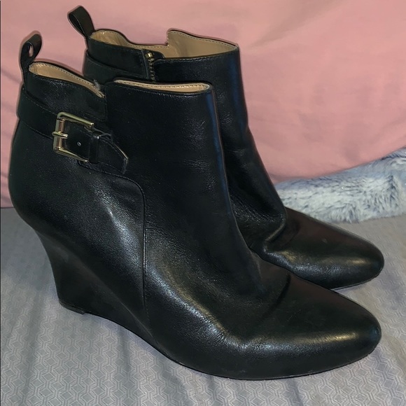 Ann Taylor booties with wedge! - Picture 2 of 3